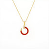 Wholesale Light Luxury Geometric Titanium Steel Cross Chain Necklace With Real Gold Plating In The Furnace For Women