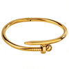 Wholesale Light Luxury Geometric Titanium Steel Round Bead Stud Clasp Bracelet Finely Polished Vacuum Electroplated Waterproof