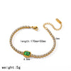 Wholesale Light Luxury Geometric Vacuum Plated Stainless Steel Women's Bracelet