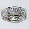 Wholesale Light Luxury Geometric Zirconia Rings Made Of Copper