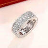 Wholesale Light Luxury Geometric Zirconia Rings Made Of Copper