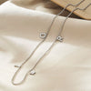 Wholesale Light Luxury Goldplated Stainless Steel Insectpatterned Ochain Necklace