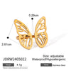 Wholesale Light Luxury High End Non Hole Ear Clip Earrings In Geometric Style Made Of Titanium Steel And Stainless Steel With Electroplating Treatment