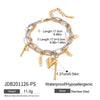 Wholesale Light Luxury High End Sense Bracelet Stainless Steel Jewelry Stacked Wear Love Chain With Geometric Pattern Electroplated For Women