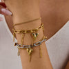 Wholesale Light Luxury High End Sense Bracelet Stainless Steel Jewelry Stacked Wear Love Chain With Geometric Pattern Electroplated For Women