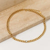 Wholesale Light Luxury High Grade Inlaid Zircon Clavicle Chain For Women Stainless Steel Geometric Pattern Electroplating Treatment Hip Hop Simple Design