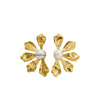 Wholesale Light Luxury Highend Flower Geometric Design Earrings Titanium Steel Jewelry Electroplating