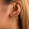 Wholesale Light Luxury Hollow Love Inlaid Zircon Gymbos Earrings For Women Stainless Steel Electroplated Geometric Heart Shape Accessories