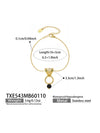 Wholesale Light Luxury Lion Head Y Shaped Tassel Stainless Steel Electroplated Jewelry Set For Women Including Necklace Earrings And Bracelet