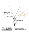 Wholesale Light Luxury Lion Head Y Shaped Tassel Stainless Steel Electroplated Jewelry Set For Women Including Necklace Earrings And Bracelet