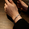 Wholesale Light Luxury Microinlaid Brass Letter Bracelet With Zircon Inlay