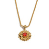 Wholesale Light Luxury Minimalist Geometric Stainless Steel 18K Goldplated Pendant Necklace For Women
