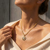 Wholesale Light Luxury Minimalist Geometric Stainless Steel 18K Goldplated Pendant Necklace For Women