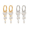 Wholesale Light Luxury Minimalist Geometric Stainless Steel Pvd Furnace Vacuum Real Gold Plated Earrings For Women