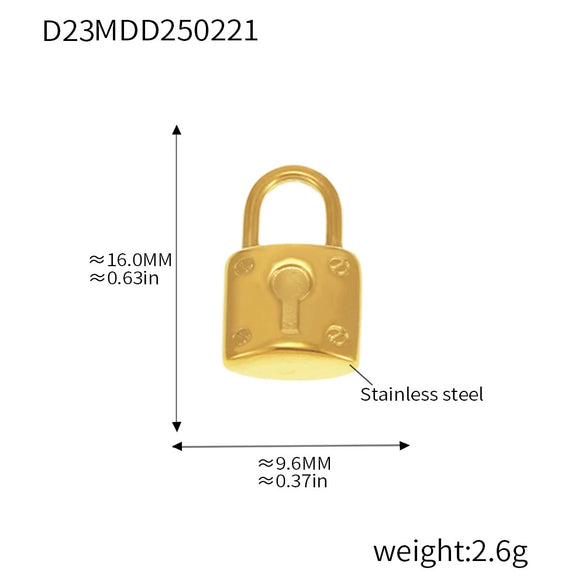 Wholesale Light Luxury Natural Style Stainless Steel Electroplated 18K Real Gold Ferris Wheel Pendant With Heart Flower Animal Zodiac Patterns Jewelry Accessories