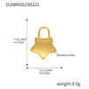 Wholesale Light Luxury Natural Style Stainless Steel Electroplated 18K Real Gold Ferris Wheel Pendant With Heart Flower Animal Zodiac Patterns Jewelry Accessories