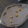 Wholesale Light Luxury Necklace 316L Stainless Steel 18K Gold Plated Geometric Style For Women