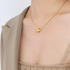 Wholesale Light Luxury Necklace 316L Stainless Steel 18K Gold Plated Geometric Style For Women