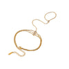 Wholesale Light Luxury Niche Design Feeling Women's Stainless Steel Geometric Bracelet With Electroplating