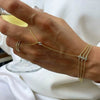 Wholesale Light Luxury Niche Design Feeling Women's Stainless Steel Geometric Bracelet With Electroplating