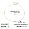 Wholesale Light Luxury Niche Letter Wings Oil Drop Pendant Stainless Steel Necklace For Women With Electroplating