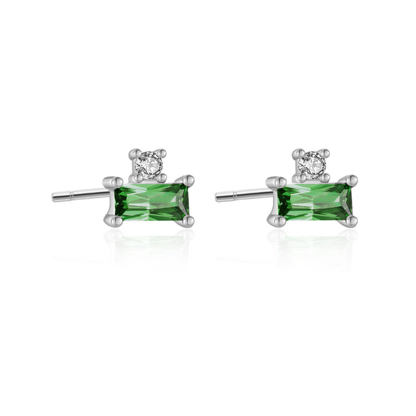 Wholesale Light Luxury Niche Square Earrings In S925 Sterling Silver With Geometric Design And Electroplating Treatment