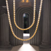 Wholesale Light Luxury Niche Titanium Steel Zircon Necklace With Geometric Pattern And Gold Plated Treatment For Women