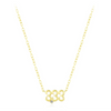 Wholesale Light Luxury Niche Women's 925 Sterling Silver Cross Chain Necklace With Letters Numbers Text Electroplated