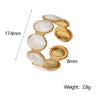 Wholesale Light Luxury Open Adjustable Titanium Steel Ring For Women With Crown Shape And Electroplating Process