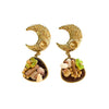Wholesale Light Luxury Personalized Geometric Stainless Steel Women's Earrings With Polished Electroplating