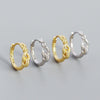 Wholesale Light Luxury Retro Geometric S925 Silver Electroplated Wind Winding Earrings