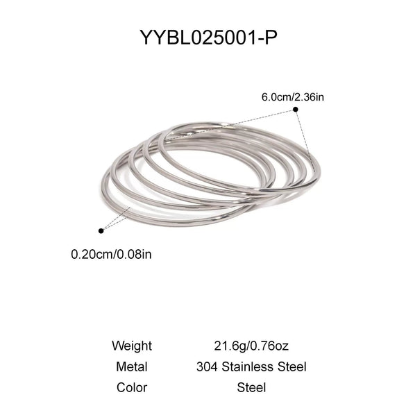 Wholesale Light Luxury Retro Simple Stainless Steel Ring Bracelet Suit With Pvd Furnace Vacuum Real Gold Plating
