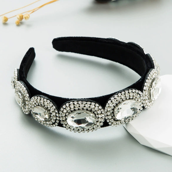 Wholesale Light Luxury Rhinestone Hairband Hair Accessories