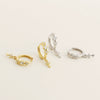 Wholesale Light Luxury Rhombus Geometric Style S925 Silver Electroplated Earrings For Women