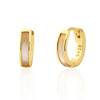 Wholesale Light Luxury S925 Silver Geometric Fritillaria Earrings For Women Electroplated