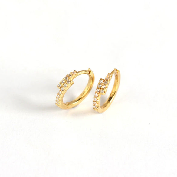 Wholesale Light Luxury S925 Sterling Silver Geometric Electroplated Earrings For Women