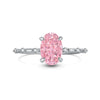 Wholesale Light Luxury S925 Sterling Silver Ring With Geometric Pattern And 8A Ice Flower Cut Powder Diamond Zircon For Women
