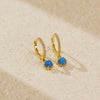 Wholesale Light Luxury Semiround Aobao Earrings In S925 Silver With Geometric Pattern And Electroplating For Women