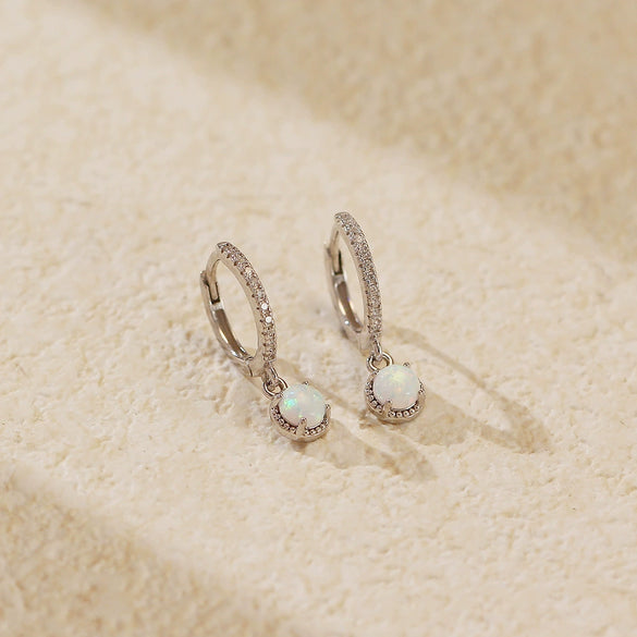 Wholesale Light Luxury Semiround Aobao Earrings In S925 Silver With Geometric Pattern And Electroplating For Women