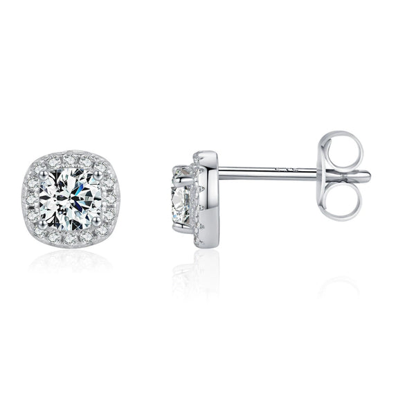 Wholesale Light Luxury Shining Drops Geometric Earrings For Women S925 Sterling Silver With Heart And Drop Shape Mosan Diamond