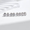 Wholesale Light Luxury Shining Drops Geometric Earrings For Women S925 Sterling Silver With Heart And Drop Shape Mosan Diamond