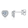 Wholesale Light Luxury Shining Drops Geometric Earrings For Women S925 Sterling Silver With Heart And Drop Shape Mosan Diamond