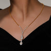 Wholesale Light Luxury Snake Head Pendant Opening Elastic Bracelet With Gold Plated Titanium Steel Snake Bone Chain Set
