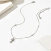 Wholesale Light Luxury Stainless Steel Diamondencrusted Geometric Cross Necklace With Vacuum Plating In Furnace For Unisex