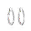 Wholesale Light Luxury Stainless Steel Geometric Earrings With Electroplating For Women
