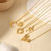 Wholesale Light Luxury Stainless Steel Love Snakeshaped Clavicle Necklace With Heart And Star Patterns For Women Electroplated