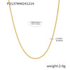 Wholesale Light Luxury Stainless Steel Natural Stone Freshwater Pearl Three Layer Necklace With 8 Character Rice Bead And Geometric Design Electroplated