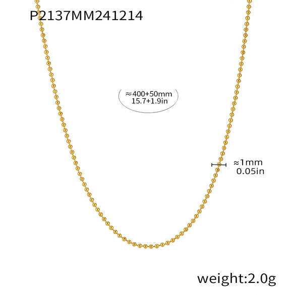 Wholesale Light Luxury Stainless Steel Natural Stone Freshwater Pearl Three Layer Necklace With 8 Character Rice Bead And Geometric Design Electroplated