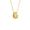 Wholesale Light Luxury Stainless Steel Titanium Steel English Letter Number Text Necklace With Vacuum Plating In Furnace For Women