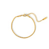 Wholesale Light Luxury Star Shaped Stainless Steel And Titanium Steel Clavicle Chain And Bracelet With Vacuum Real Gold Electroplating In Pvd Furnace